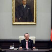 Präsident Erdogan: Zu den Sorgen über den Kurs kommen gemeinsame Interessen. Keystone