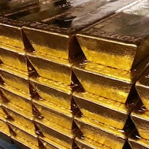 Steigt zweistellig: Die internationalen Börsen brechen ein, der Goldpreis profitiert.Keystone