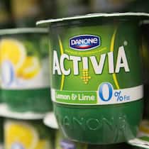 Danone: Seit 2009 haben die Aktien des französischen Konzerns 60 Prozent zugelegt.  Keystone