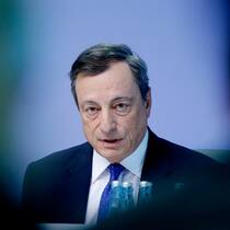 Mario Draghi: Bereitet zumindest verbal einen weniger lockeren Kurs vor.Keystone