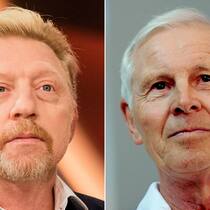 Boris Becker und Hans-Dieter Cleven: Schulden und Zinsen.  Keystone