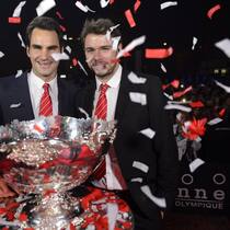 Finanziell trennen sie Welten: Roger Federer und Stan Wawrinka.  Keystone