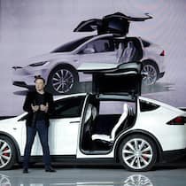 Tiefrote Zahlen: Tesla-Chef Elon Musk enttäuschte alle - ausser die Börsianer.   Keystone