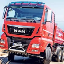 TGX D38 von MAN, dessen stärkste Version eine Leistung von 640 PS hat. Bild: MAN