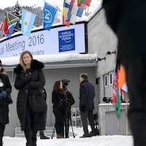 WEF 2016: Rekordandrang führt 2017 zu Rekordengpässen.Keystone