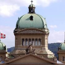 Bundeshaus: Der Brexit trifft auch die Schweiz.  Keystone