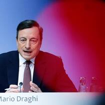 Mario Draghi: Bei der EZB-Wende drohen Verwerfungen. Keystone