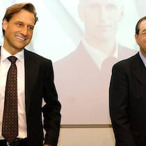 Oswald Grübel und Walter Berchtold: Lenkten zusammen die Zügel der CS. (Bild: Keystone)