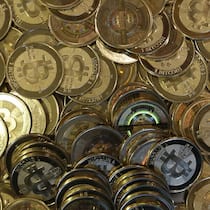 Bitcoin Tokens: Die digitale Währung soll in der Schweiz etabliert werden. (Bild: Keystone)