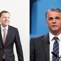 Jürg Zeltner (l.) und Sergio Ermotti: Waren nie Kandidaten für gemeinsame Ferien.
