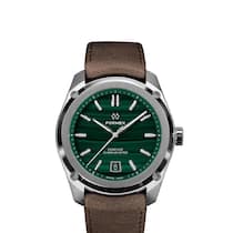 Die Essence 41 Malachite mit Lederband.