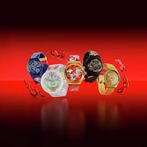Swatch lanciert fürs chinesische neue Jahr gleich fünf Uhren mit Drachensujets.