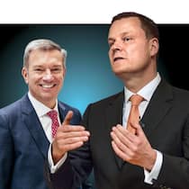 Stresstest: CEO Peter Feld (r.) und Präsident Patrick De Maeseneire kämpfen bei Barry Callebaut mit dem stark anziehenden Kakaopreis.