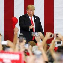 US-Präsident Trump: Die «midterm elections» werden zur Feuerprobe seiner Politik.