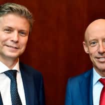 Vize-Präsident Pascal Gantenbein (l.) hat Patrik Gisel offenbar zum sofortigen Rücktritt gedrängt.