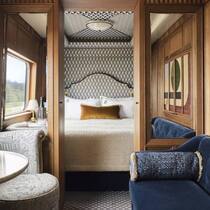 So kann man reisen: die exklusive Grand Suite mit Lounge und Schlafabteil.
