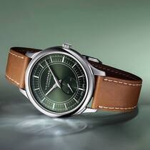 Chopard L.U.C XPs: 40-mm-Stahlgehäuse, unter dem waldgrünen Sektorzifferblatt arbeitet das hochpräzise Manufakturkaliber L.U.C 96.12-L. 11 200 Fr.