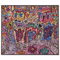 Bilder von Soulages, Dubuffet und hartung