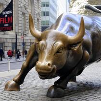 Bulle vor der New Yorker Börse: Der Bär ist sein Gegenspieler.