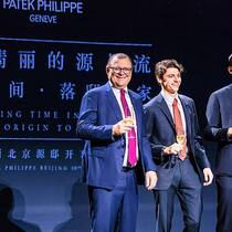 Patek-Präsident Thierry Stern mit seinen Söhnen Tristan und Adrien (von links): Die nächsten Vertreter der Genfer Dynastie.