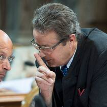 CVP-Ständeräte Beat Rieder (li.) und Jean-Rene Fournier: Widerstand gegen Lobbyismus.