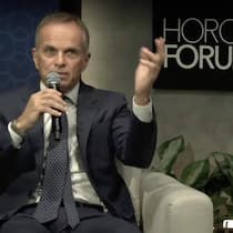 Seltener öffentlicher Auftritt: Rolex-CEO Jean-Frédéric Dufour am 19. November in Dubai.