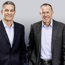 Gut erholt: Arnd Kaldowski (l.) und Präsident Robert Spoerry sind mit Sonova wieder auf Wachstumskurs.