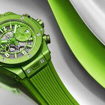 Knallgrün und limitiert: Die Big Bang Unico Nespresso Origin von Hublot