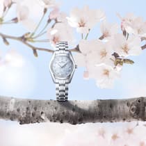 Die japanische Luxusmarke spürt bereits den Frühling: Das Thema der bei Grand Seiko stets sehr wichtigen Zifferblattgestaltung ist die Frühlingszeit.