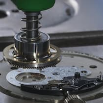 Uhrwerk aus einer Manufaktur der Swatch Group.