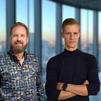 Die Pingen-Co-Gründer Sandro Kunz (l.) und Graem Lourens glauben an den physischen Brief – im digitalen Gewand.
