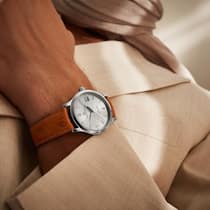 Die neue Master Control Classic: eine elegante, schlichte Uhr mit 36 Millimetern Durchmesser und silberweissem Zifferblatt.