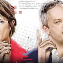 Die Tessiner Nationalrätin Greta Gysin und der Waadtländer Nationalrat Raphaël Mahaim.