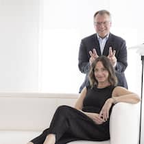 Duo Infernale: Peter Raskin, CEO der Bergos Bank, und Aurelia Rauch, Chief Experience Officer, sind ein eingespieltes Team.