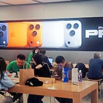 Kunden mit Apple-Produkten 