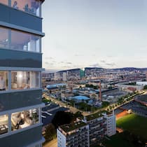 Eins der aktuellen Wohnprojekte der Hiag ist ein 80-Meter-Hochhaus in Zürich-Altstetten.