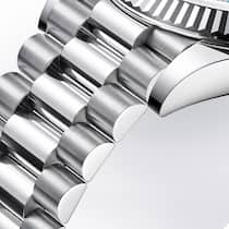Das President-Band von Rolex in 950er-Platin.