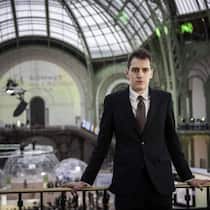 Der Gründer von Mistral AI, Arthur Mensch, am AI Action Summit in Paris.