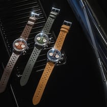 Die «American Classic Intra-Matic Chronograph H» von Hamilton ist inspiriert vom Motorsport der 60er- und 70er-Jahre und kommt in drei Varianten daher.
