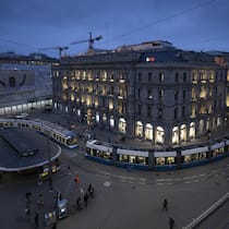 Rund um den Paradeplatz soll ein Finanzcampus für 4000 Arbeitsplätze entstehen.