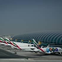Der Stillstand am Flughafen Dubai ist vorbei: Flugzeuge der Airline Emirates fliegen wieder.