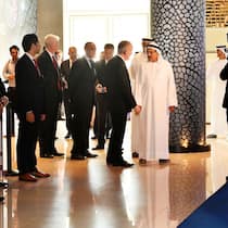 Der Geschäftsmann Khalaf Al Habtoor aus Dubai kritisierte die US-Angriffe auf den Iran und brach damit ausnahmsweise mit der Zurückhaltung der Elite der Vereinigten Arabischen Emirate in öffentlichen Äußerungen. Omar Albam/Associated Press