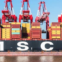 Shanghai,,China,-,October,19,2025:,Large,,Container,Ship,Owned