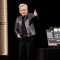 Trägt dazu bei, dass viele KI-Unternehmen zunehmend miteinander verflochten sind: Nvidia-Vorstandschef Jensen Huang.