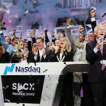 Elon Musks Unternehmen SpaceX hat bei seinem beispiellosen Börsengang am 12. Juni 86,25 Milliarden Dollar eingenommen. 