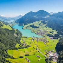 Malerisches Lungern OW am Brünig.