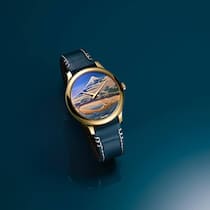 Die L.U.C XP Urushi Ukiyo-e ist eine auf acht Stück limitierte Uhr aus der neuen Serie. Ihr Zifferblatt zeigt eine Ansicht des Bergs Fuji.