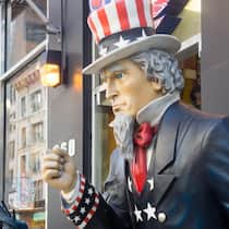 Uncle Sam ist die bekannte nationale Symbolfigur und Personifikation der Vereinigten Staaten von Amerika.