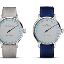 Das neueste Modell von MeisterSinger zeigt die verbleibenden Stunden des Tages an, mit gegen den Uhrzeigersinn angeordneten Ziffern.