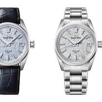 Grand Seiko SLGB001: Das Platinmodell mit eisblauem Zifferblatt ist auf 80 Stück limitiert und kostet 42'000 Fr. (aus Titan 12'000 Fr.).